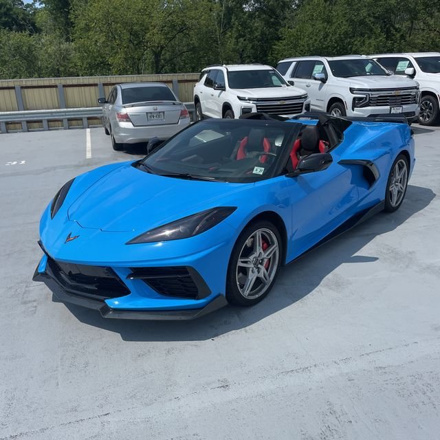 Used 2022 Blue Chevrolet Stingray image 1