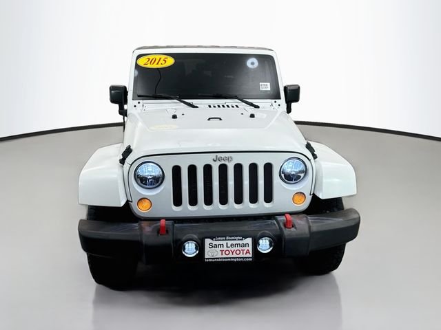 Used 2015 Jeep Wrangler Sahara with VIN 1C4AJWBGXFL665011 for sale in Bloomington, IL