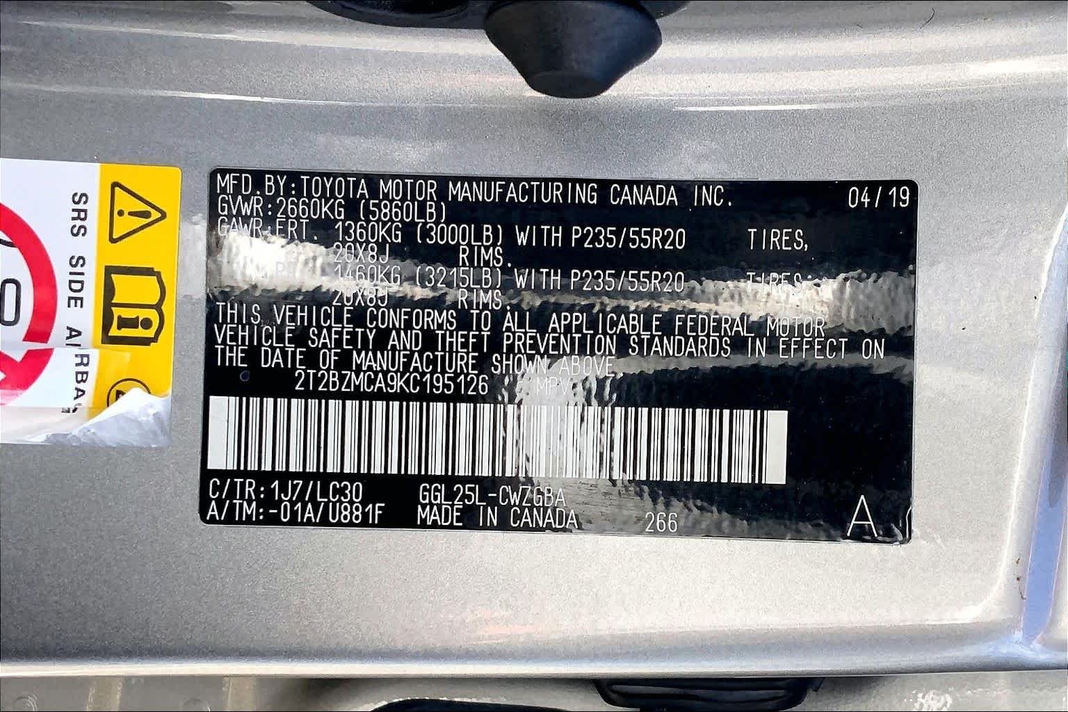 Used 2019 Atomic Silver Lexus F SPORT image 31