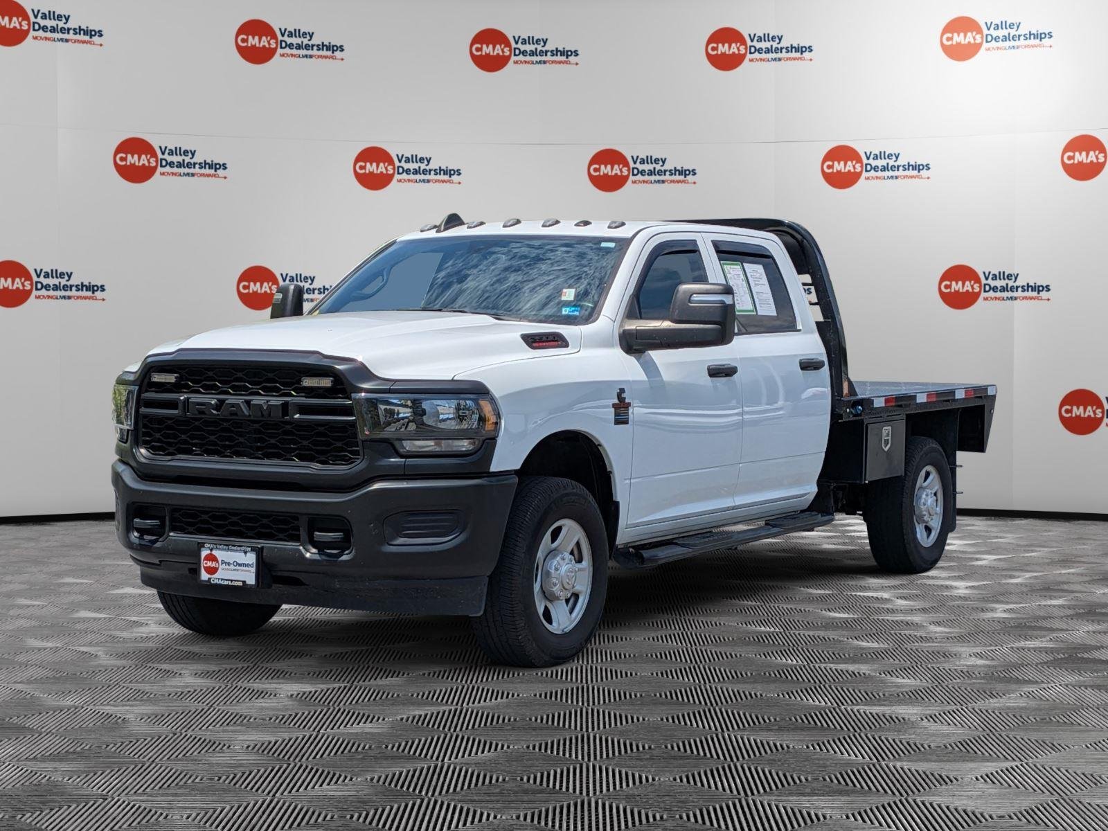 Used 2023 Bright White Clearcoat Ram Tradesman image 1
