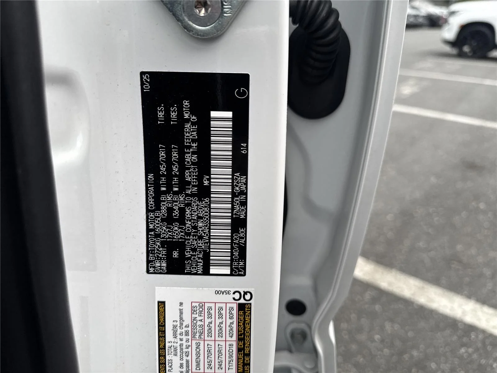 Used 2025 Ice Cap Toyota SR5 image 38