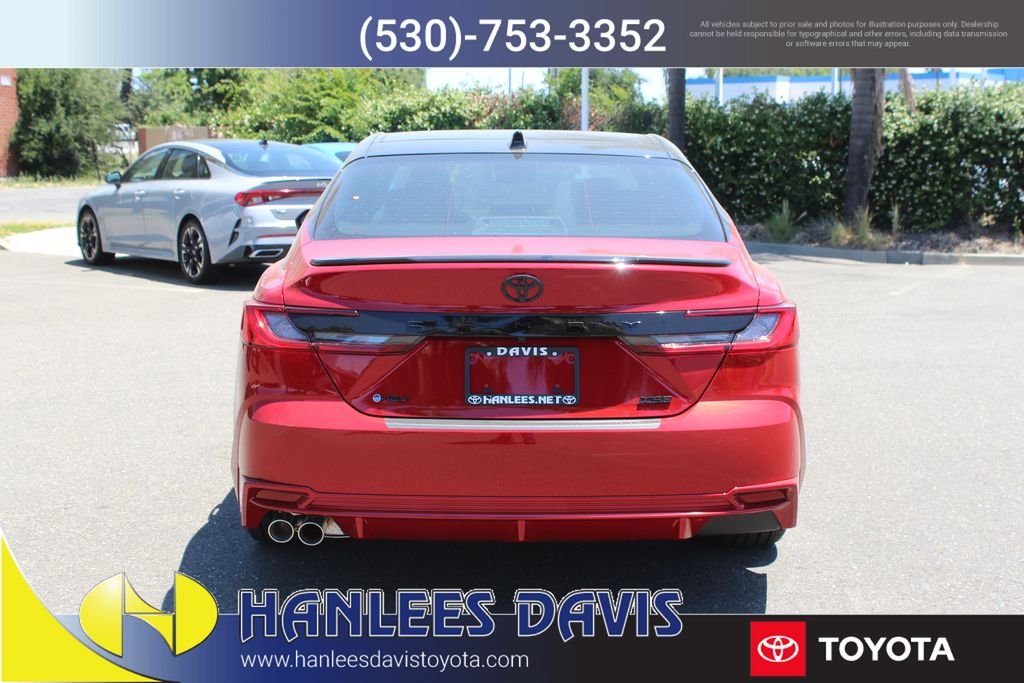 New 2026 Supersonic Red with Midnight Black Metallic roof Toyota XSE image 8