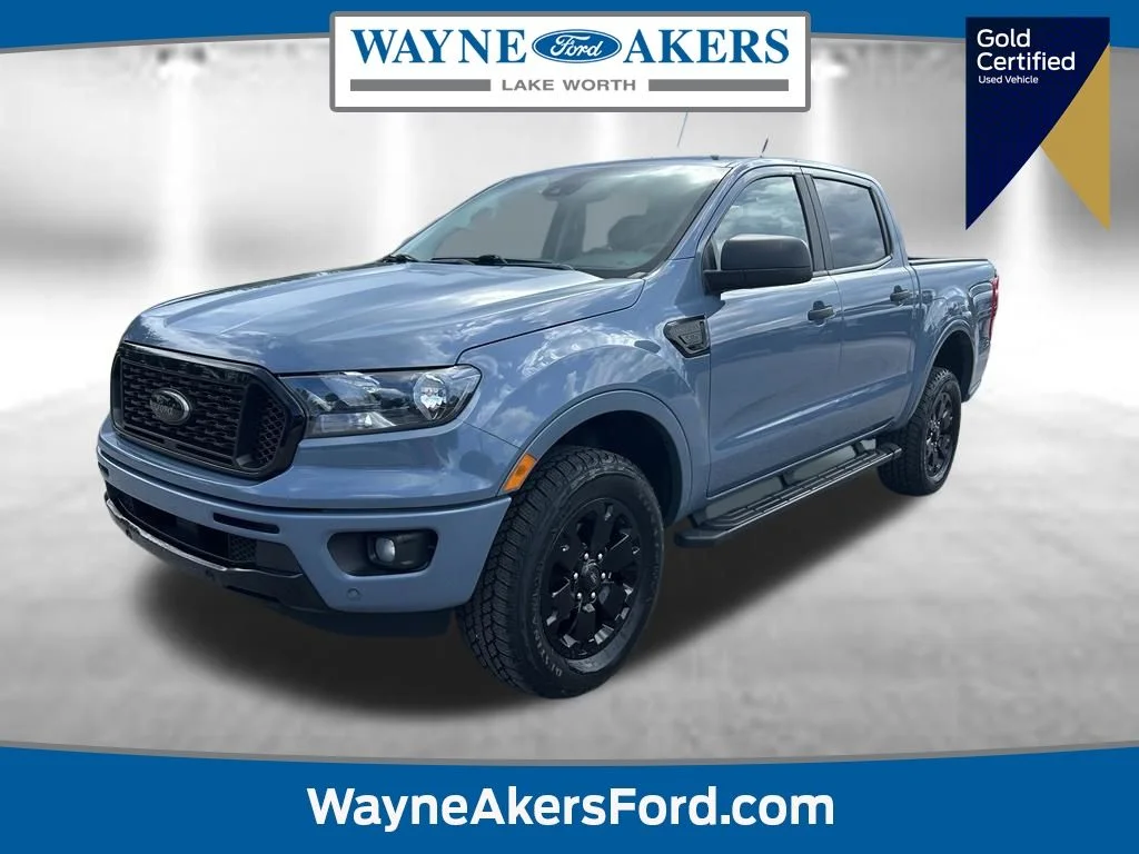 Used 2023 Azure Gray Metallic Ford XLT image 1