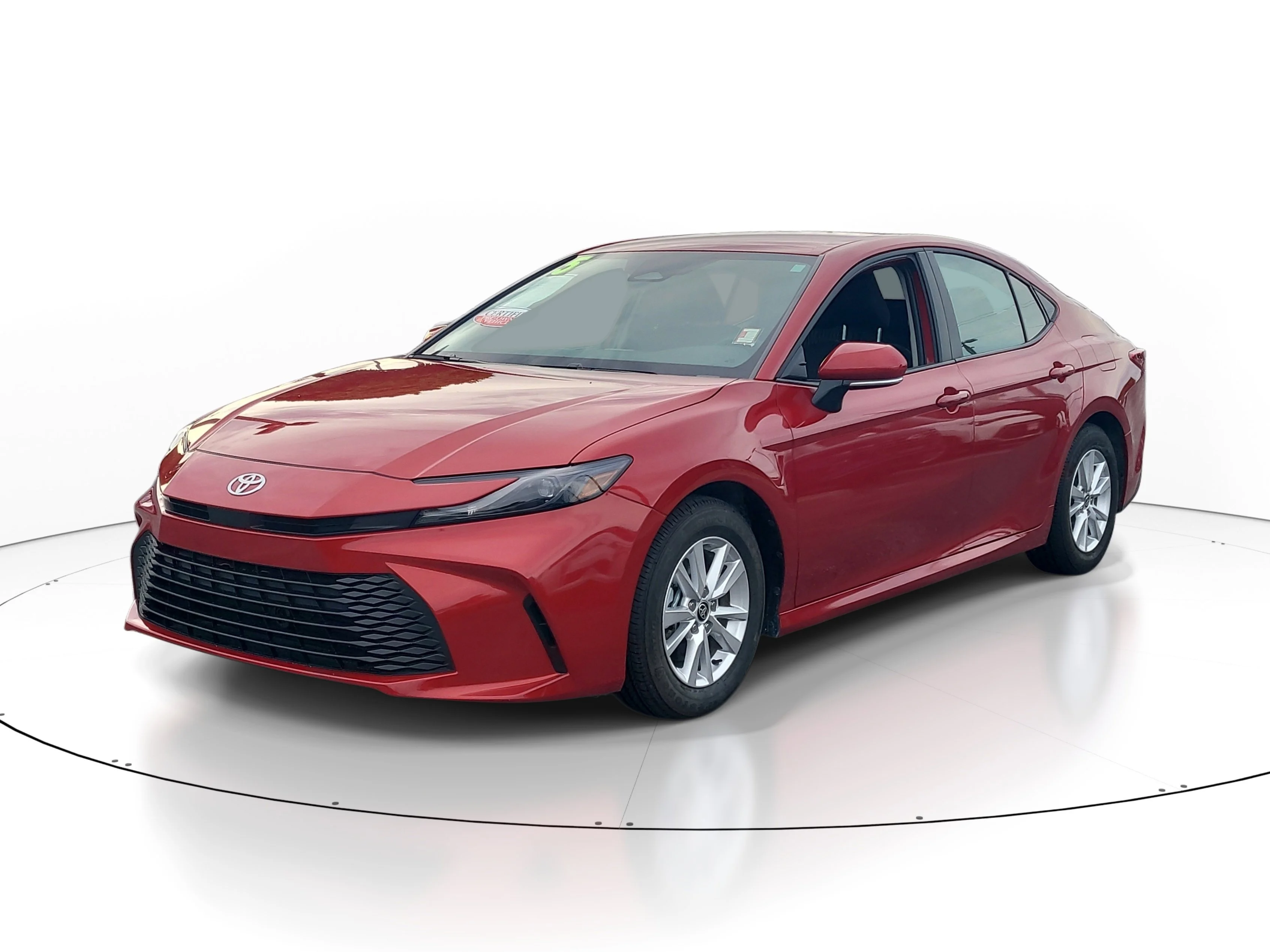 Certified Used 2025 Red Toyota LE image 3