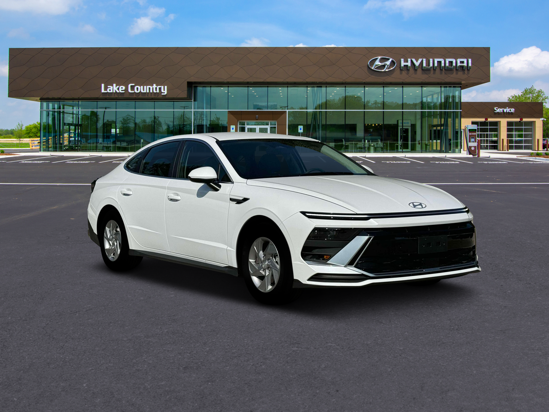 New 2025 White Hyundai SE image 11