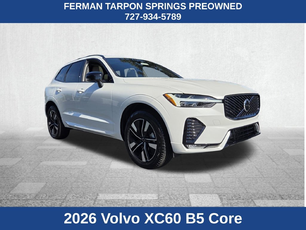 New 2026 Crystal White Volvo Core image 1