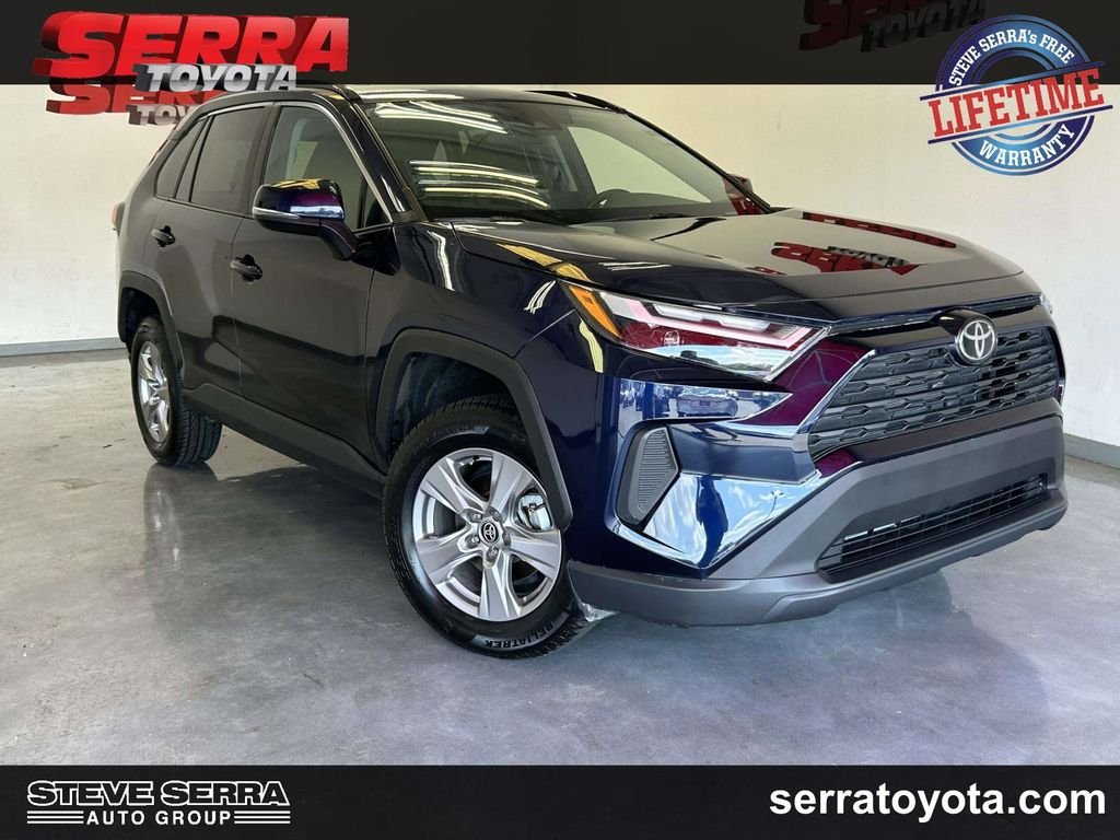 Certified Used 2025 Blue Toyota XLE image 1