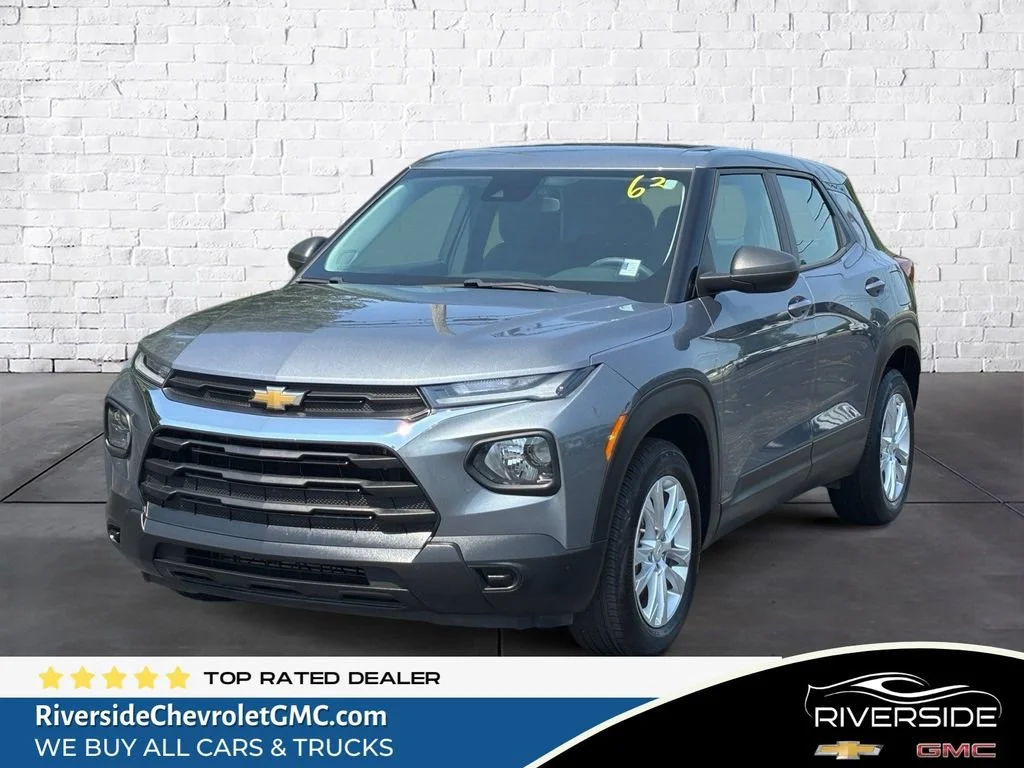 Used 2021 SATIN STEEL METALLIC Chevrolet LS image 1