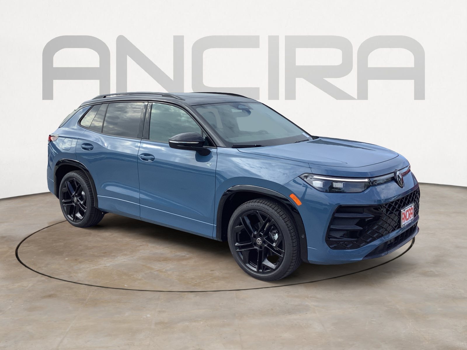 New 2026 Monterey Blue w/Deep Black Roof Volkswagen SE R-Line Black image 2