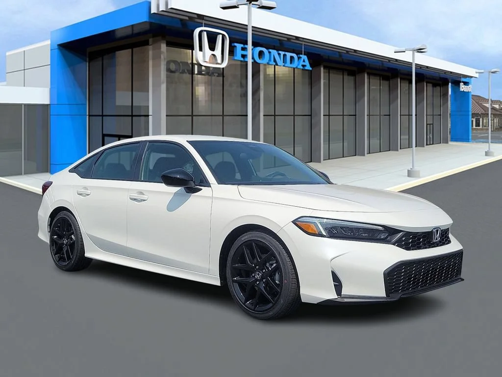 New 2026 Platinum White Pearl Honda Sport image 1