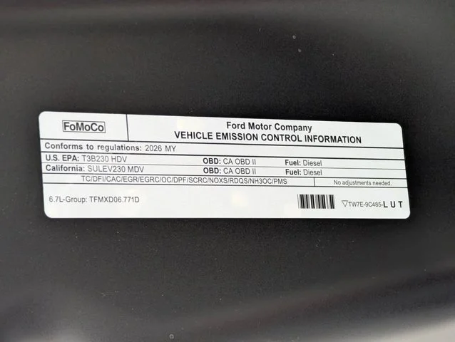 New 2026 Agate Black Metallic Ford F-250® Lariat® image 76