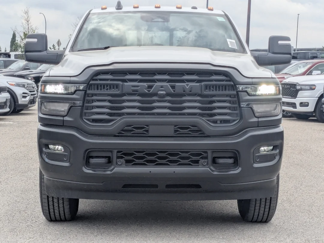 New 2026 White RAM Tradesman - - 6.7L Cummins Diesel - 5th Wheel Prep - 12 Uconnect Nav - Tow Mirrors & More! image 3