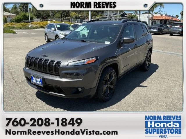 Used 2017 Granite Crystal Metallic Clearcoat Jeep Limited image 1