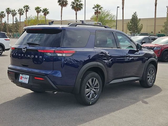 New 2026 Deep Ocean Blue Pearl Nissan SV image 3