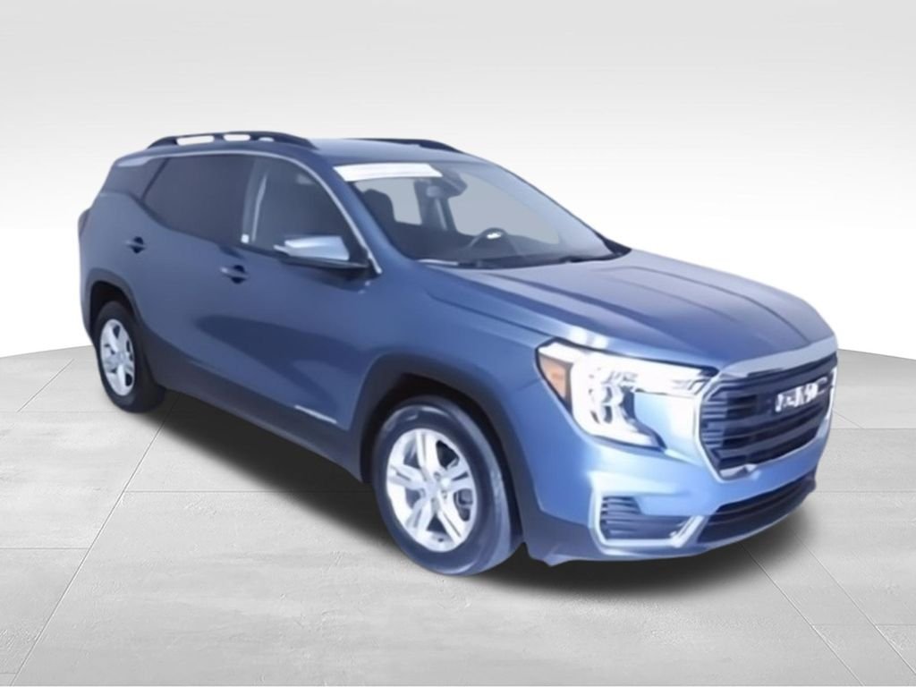 Used 2024 Blue GMC SLE image 2
