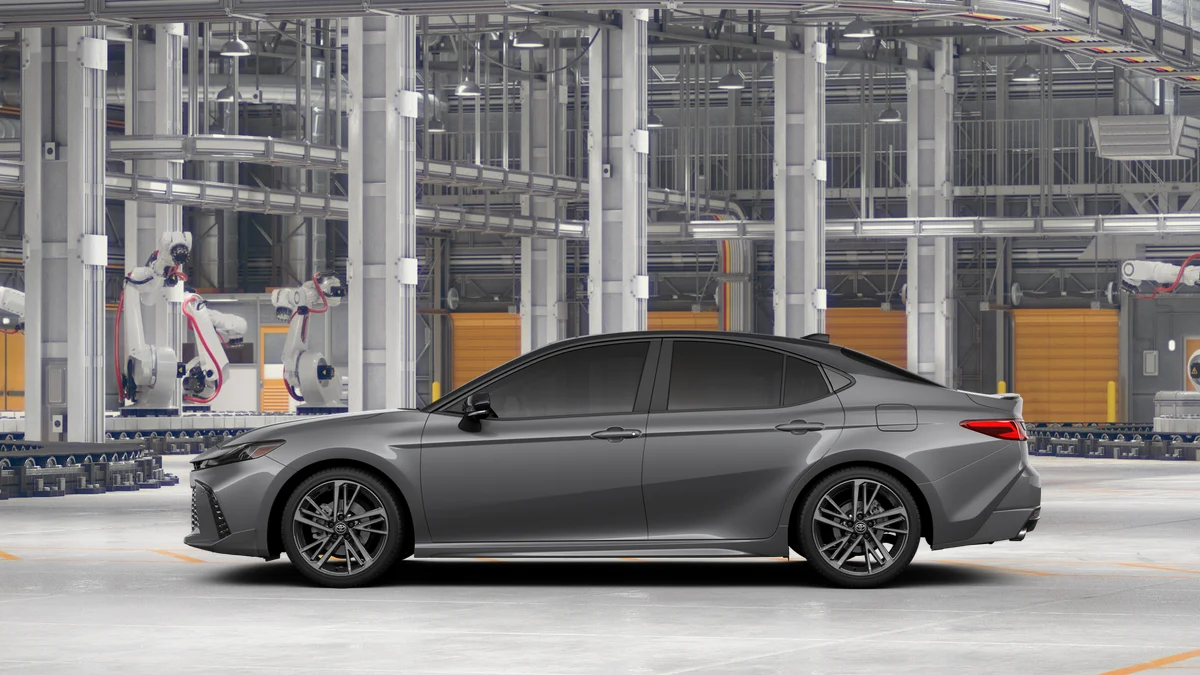 New 2026 Heavy Metal with Midnight Black Metallic roof Toyota XSE image 4