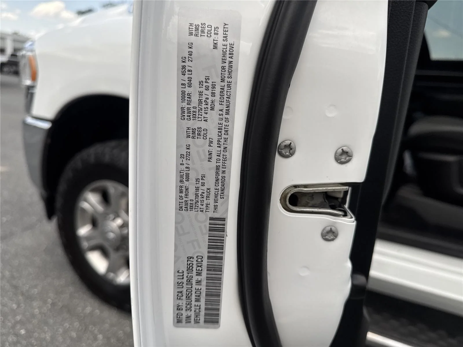 Used 2024 Bright White Clearcoat Ram Big Horn image 39