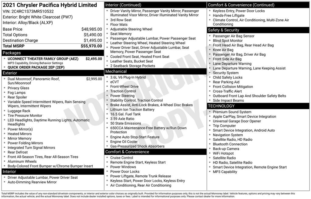 Used 2021 White Chrysler Limited image 4