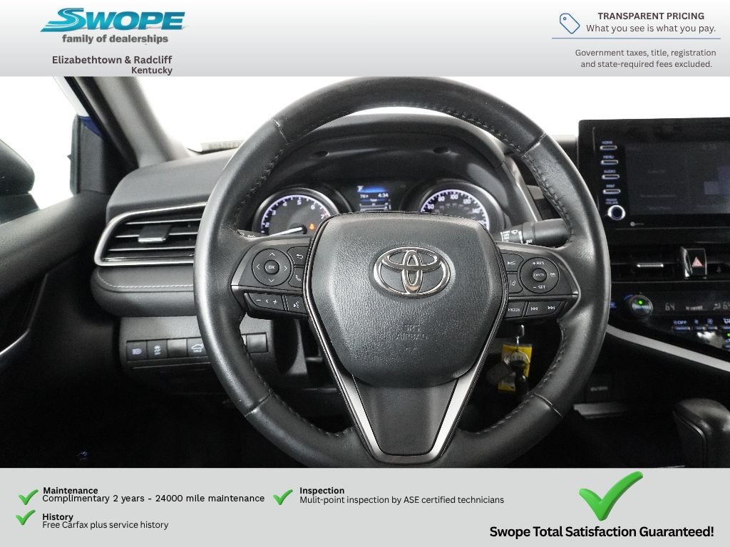 Used 2023 Reservoir Blue Toyota SE Nightshade image 16