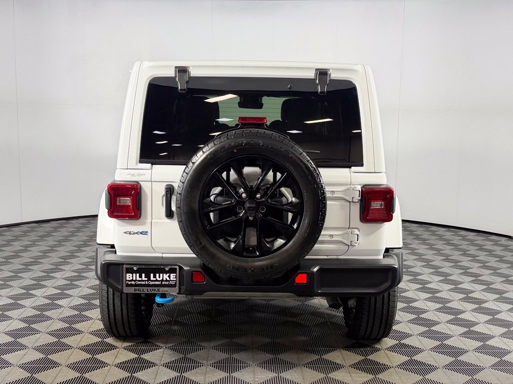 Certified Used 2024 White Jeep Sahara 4xe image 8