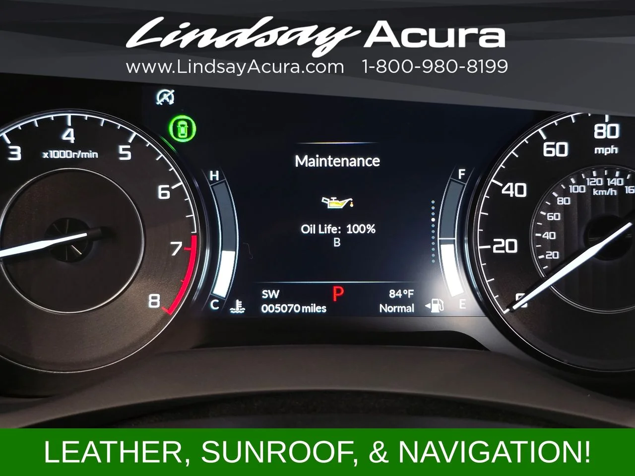 Used 2025 Liquid Carbon Metallic Acura Technology Package image 14
