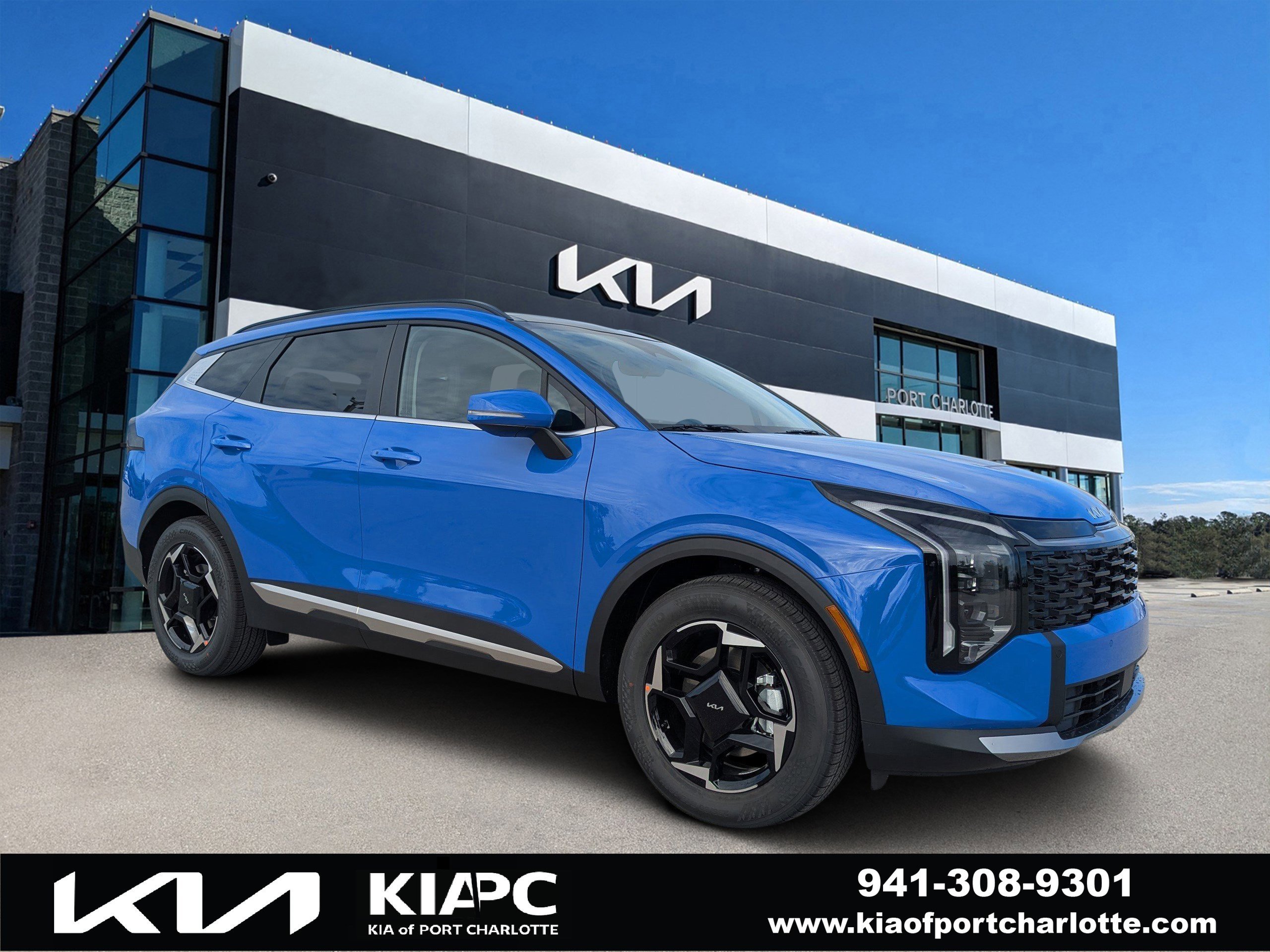 New 2026 Nebular Blue Kia EX image 1