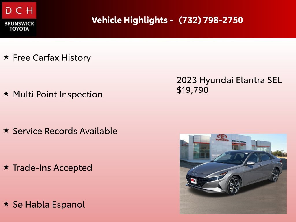 Used 2023 Silver Hyundai SEL image 4