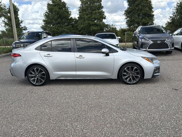 Used 2020 Silver Toyota SE image 2