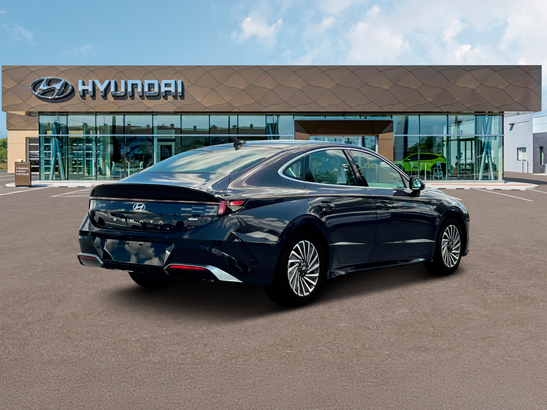 New 2025 Blue Hyundai SEL image 7