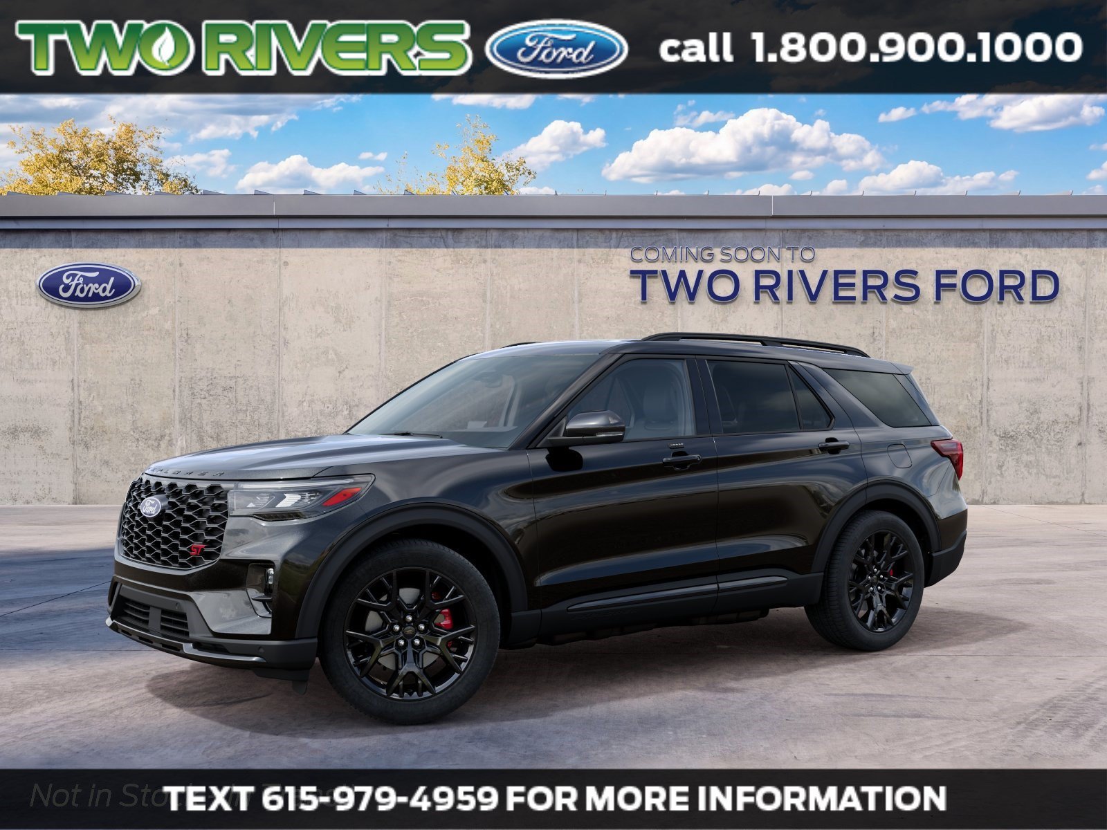 New 2027 Agate Black Metallic Ford ST image 1