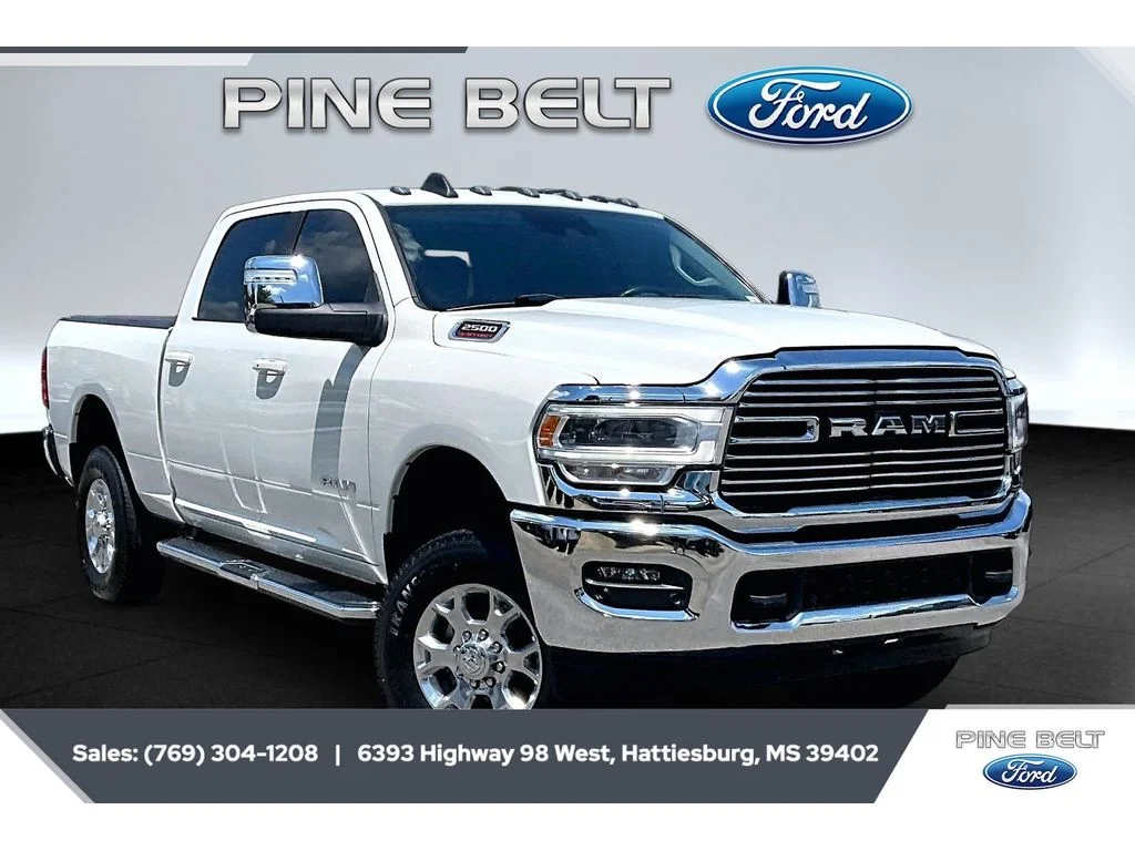Used 2023 Pearl White Ram Laramie image 1