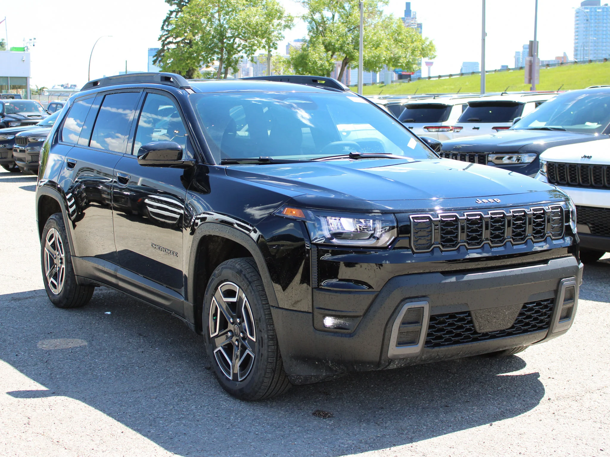 New 2026 Black Jeep Laredo * Hybrid image 6