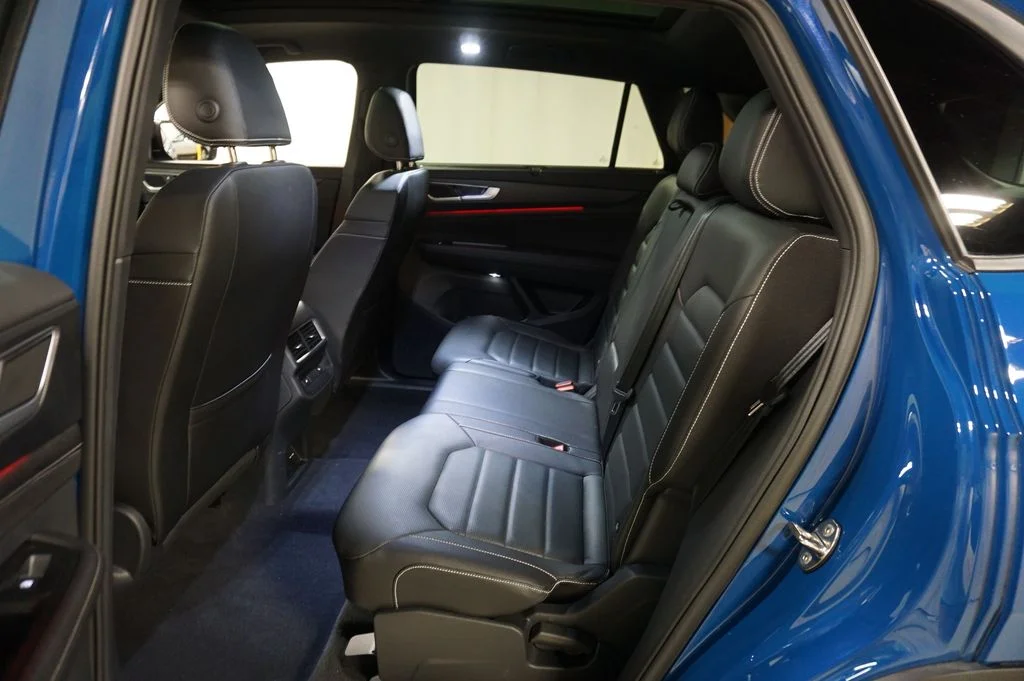 Certified Used 2025 Mountain Lake Blue Metallic Volkswagen 2.0T SEL R-Line Black image 14
