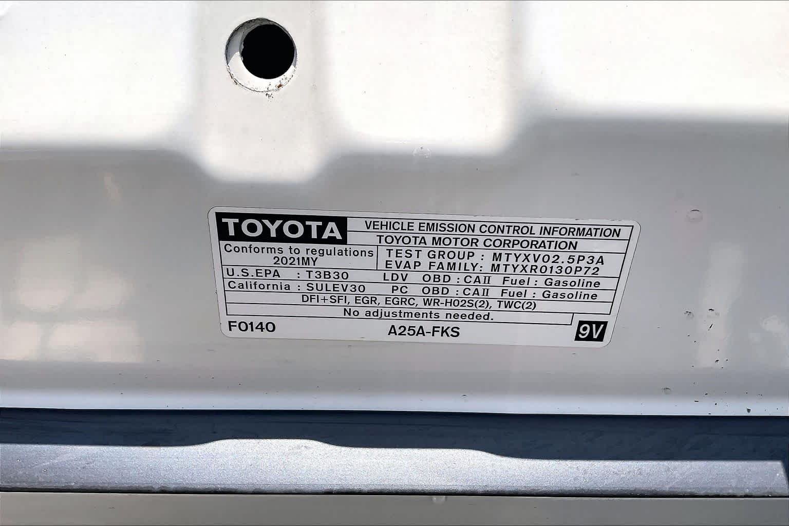 Used 2021 Super White Toyota SE image 30