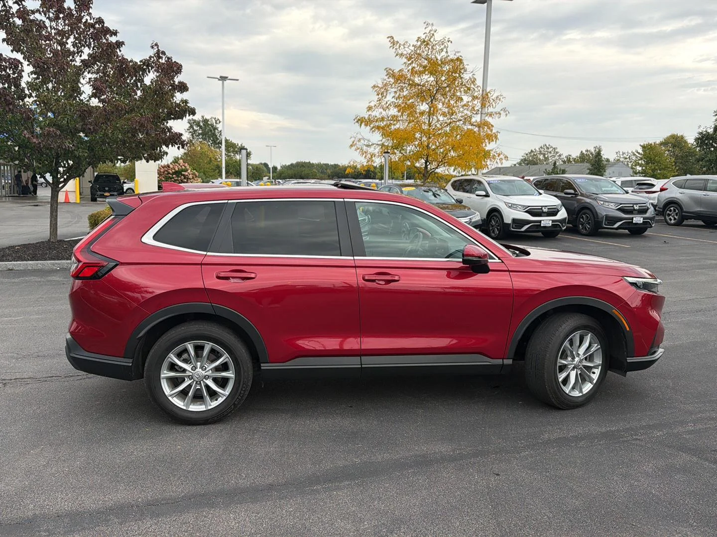 Used 2025 Radiant Red Metallic Honda EX image 8