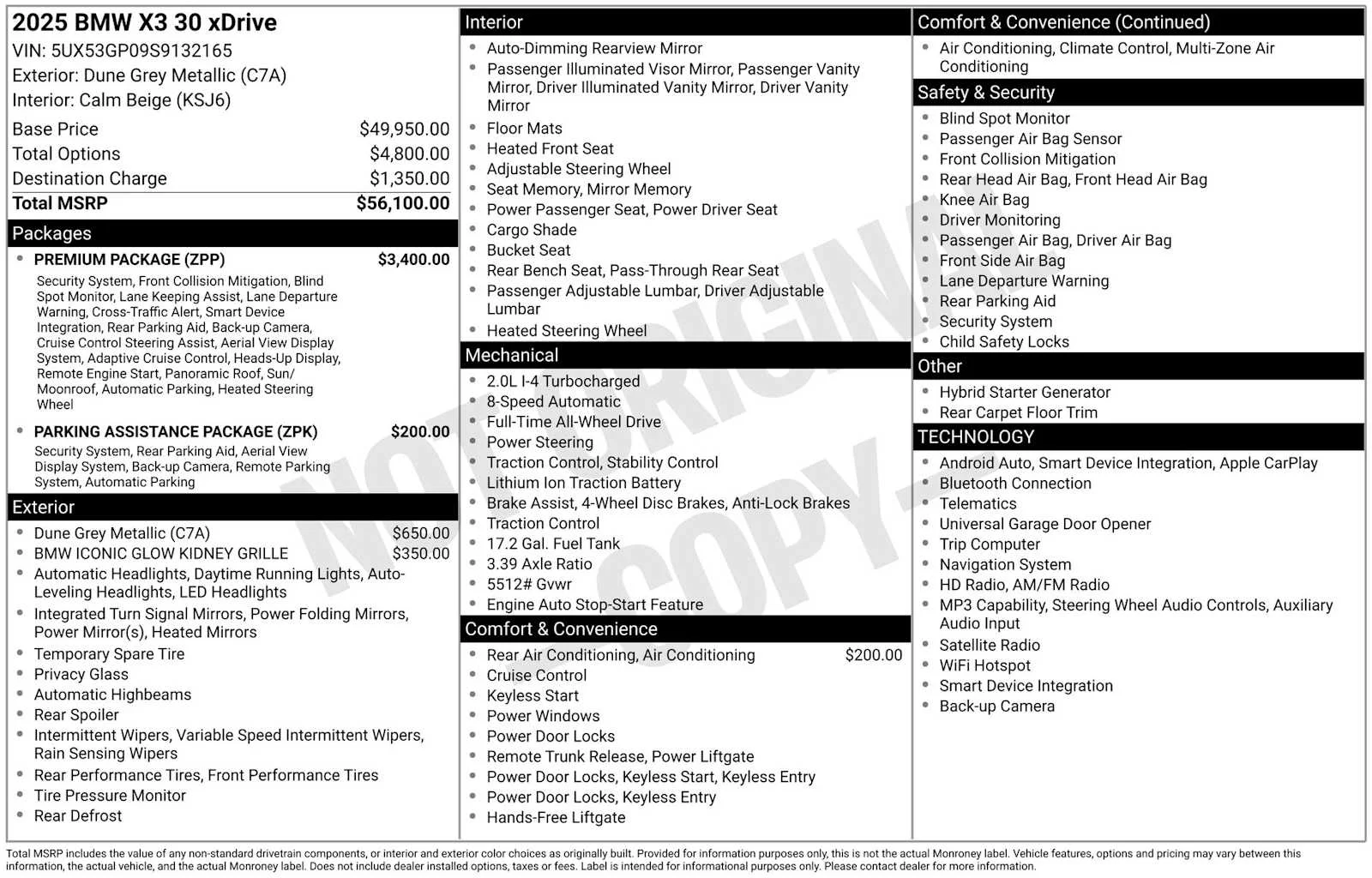 Certified Used 2025 Dune Grey Metallic BMW 30 xDrive image 23