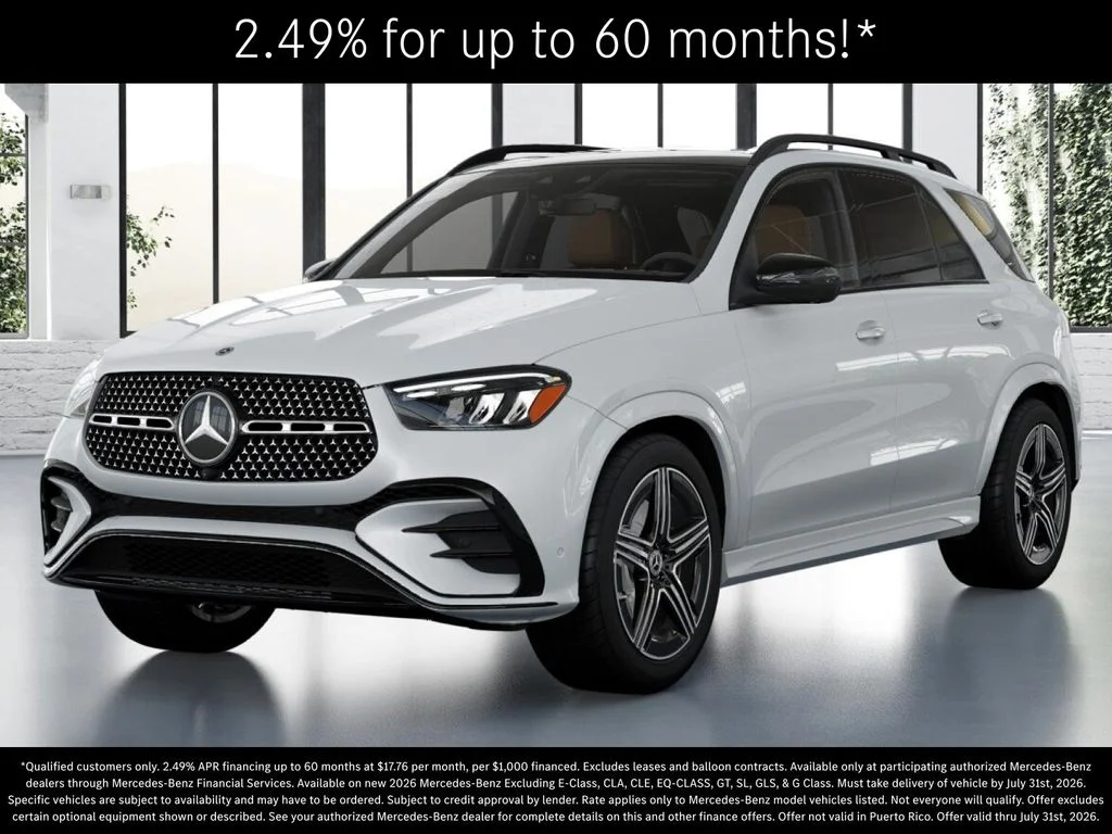 New 2026 MANUFAKTUR Moonlight White Metallic Mercedes-Benz GLE 450 image 1