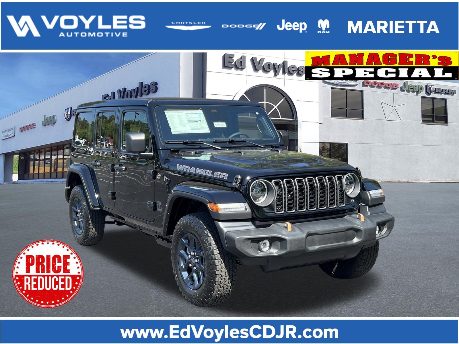 New 2026 Black Clearcoat Jeep Sport image 1