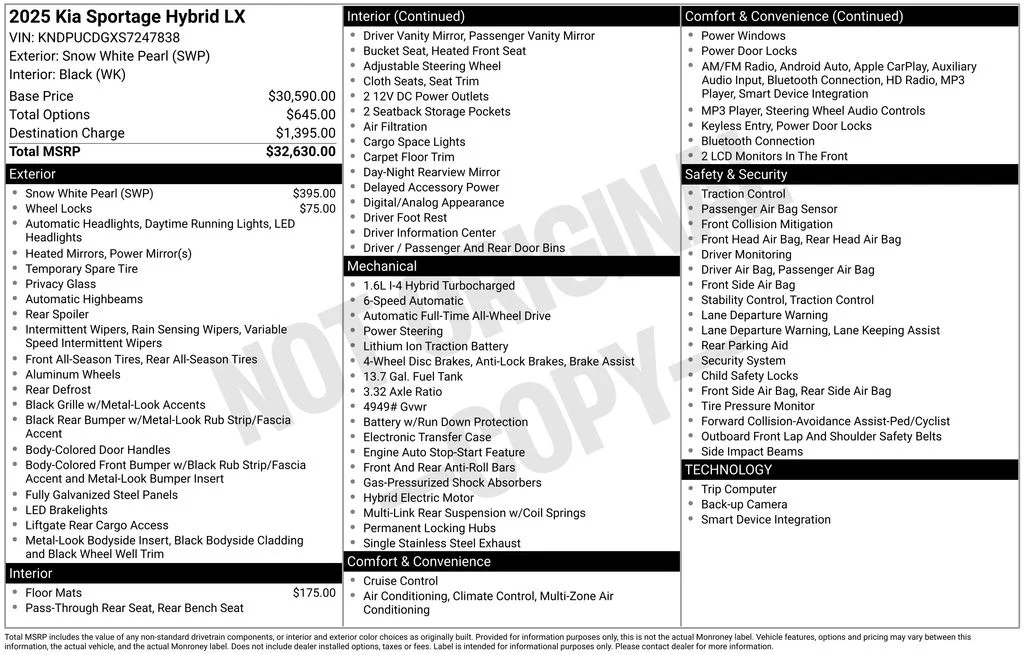 2025 Kia Sportage LX Hybrid - Photo 29