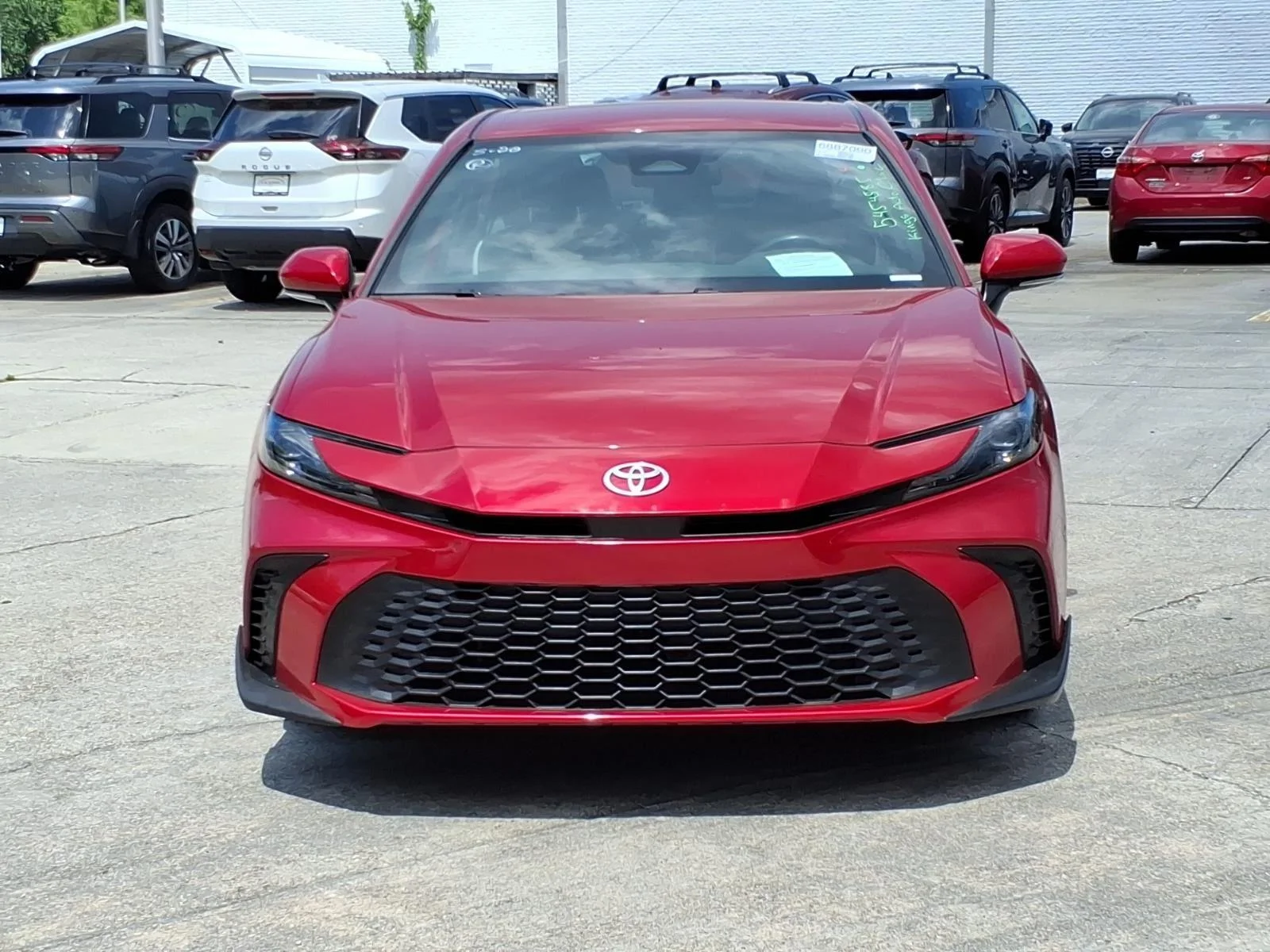 Used 2025 RED Toyota SE image 2