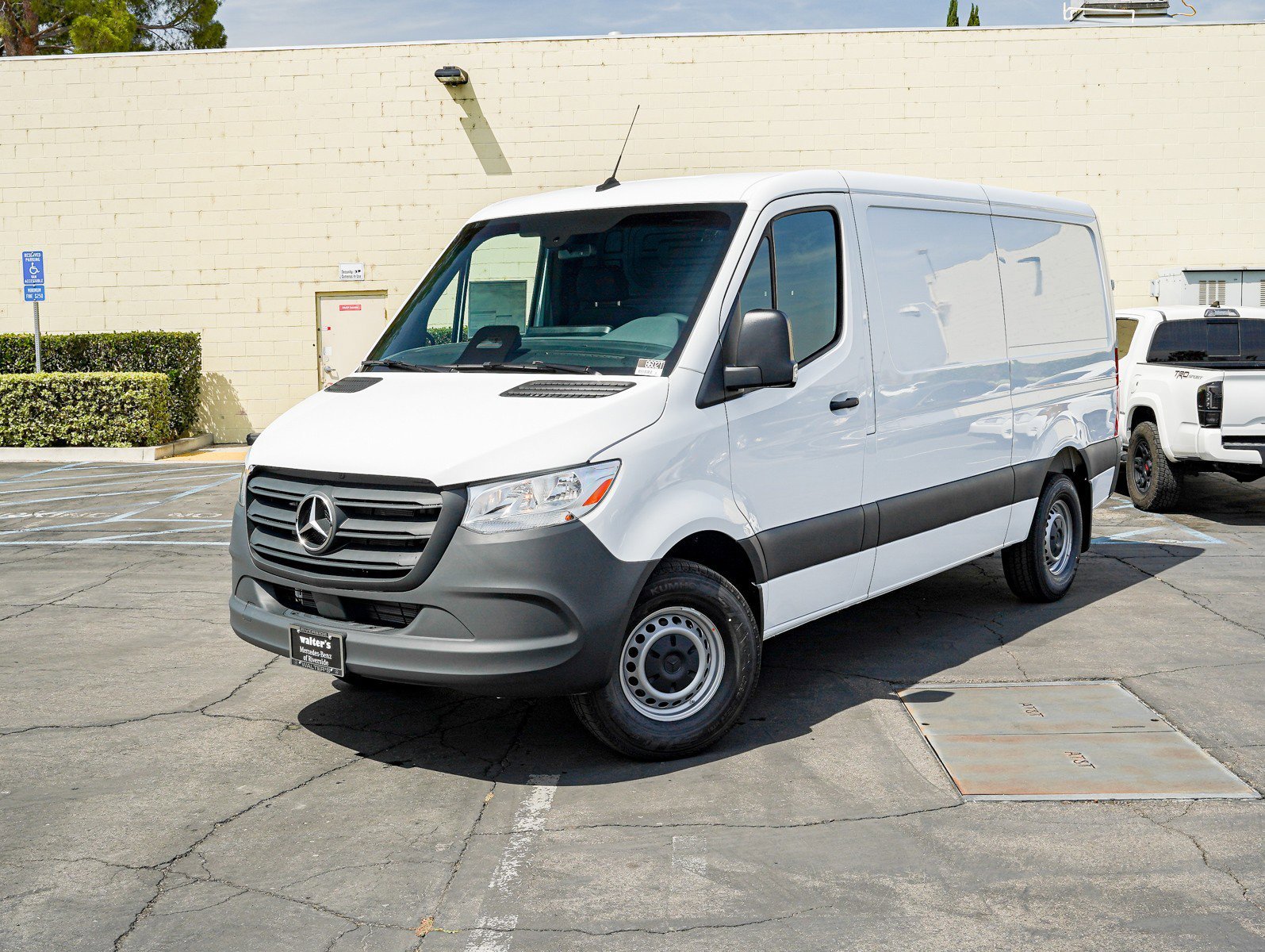 New 2026 Arctic White Mercedes-Benz 2500 Standard Roof I4 Diesel 144 Worker RWD image 1
