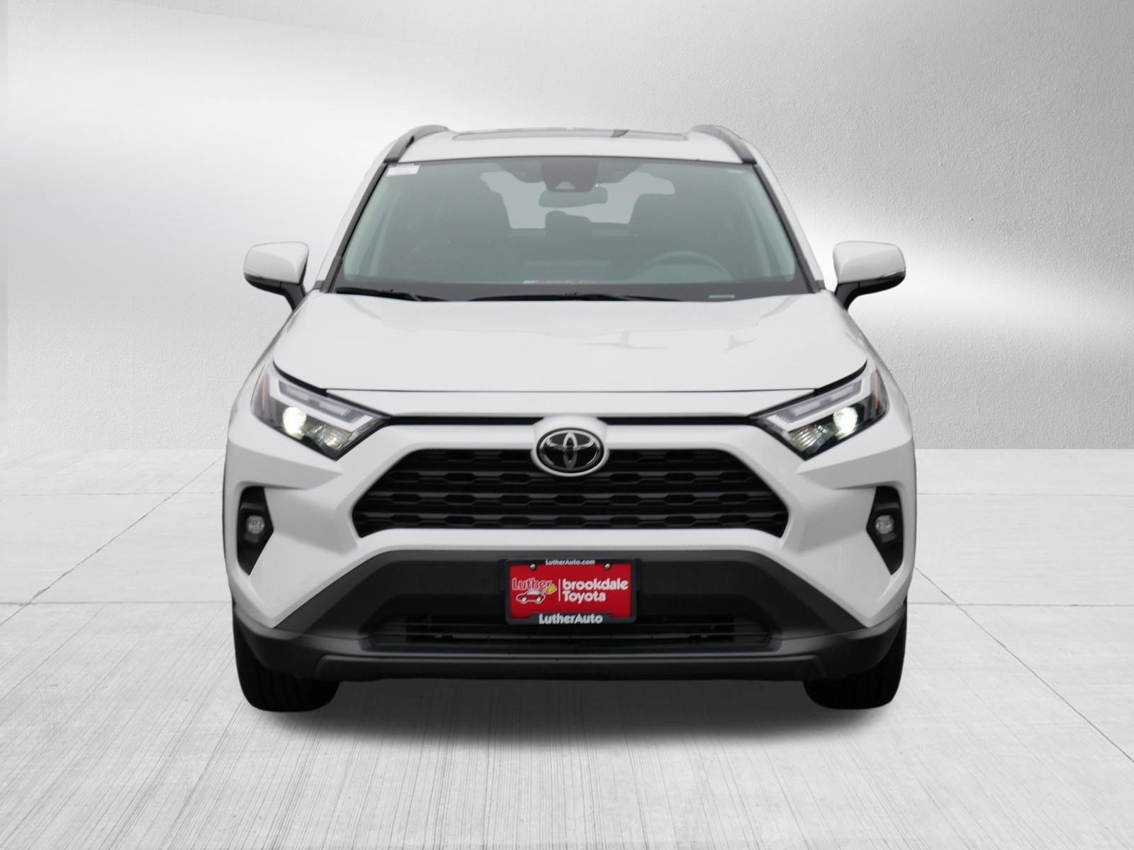 Certified 2025 Toyota RAV4 XLE Premium with VIN 2T3A1RFV4SW523321 for sale in Brooklyn Center, Minnesota