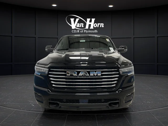 New 2026 Diamond Black Crystal Pearl-Coat Exterior Paint RAM Laramie image 8