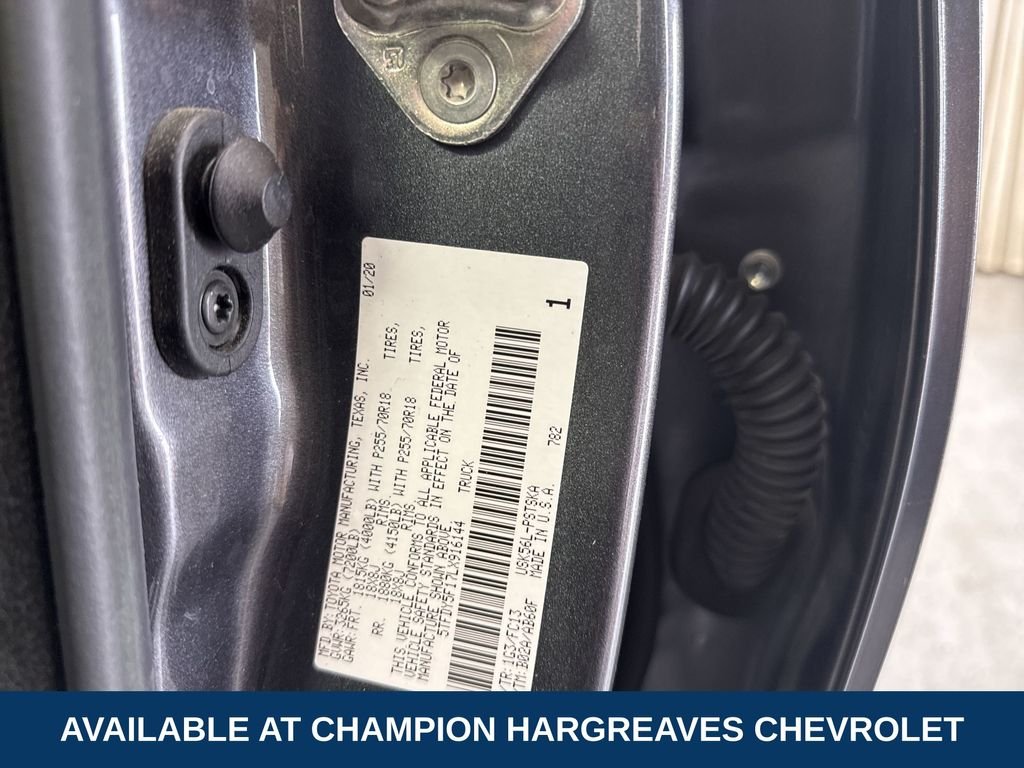 Used 2020 Magnetic Gray Metallic Toyota SR5 image 42