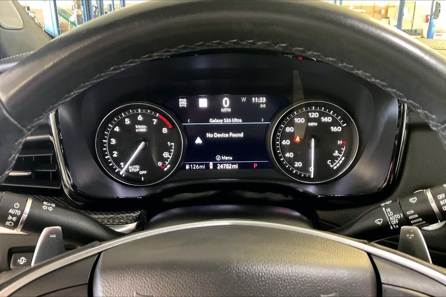 Used 2025 Stellar Black Metallic Cadillac AWD Sport image 24