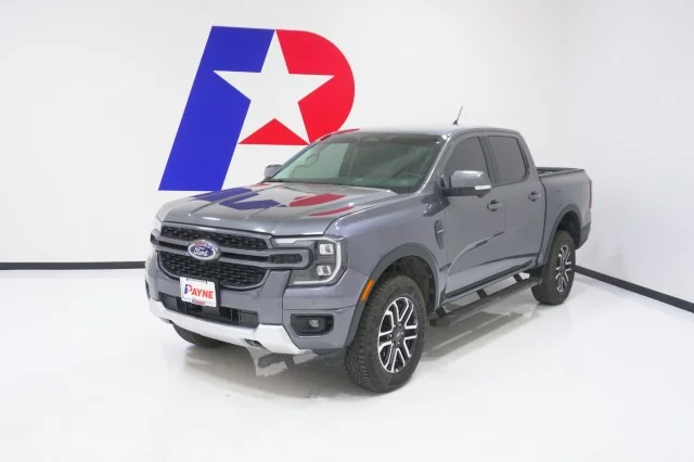 Used 2025 Carbonized Gray Metallic Ford LARIAT image 1