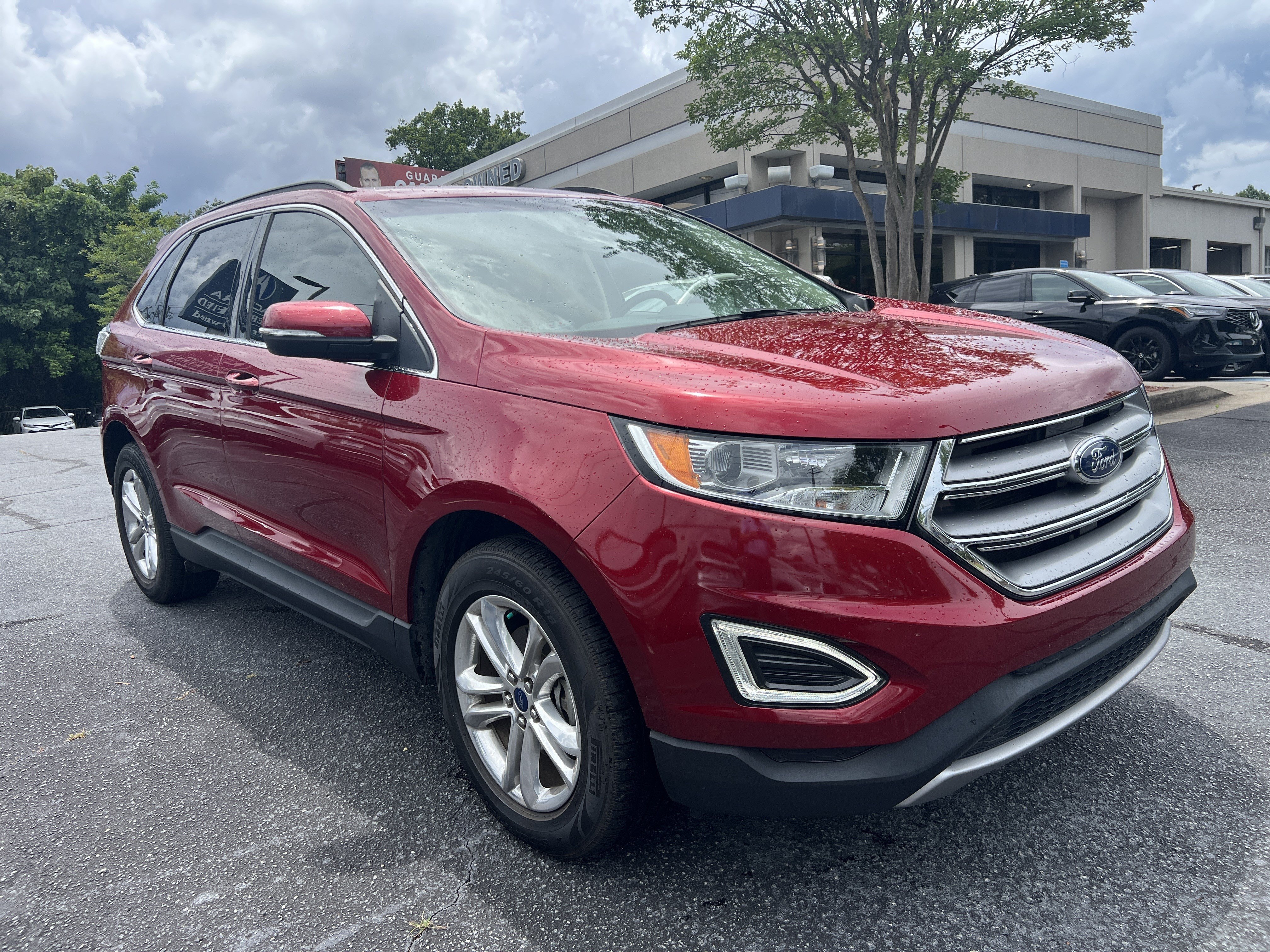 Used 2017 Ruby Red Metallic Tinted Clearcoat Ford SEL image 7