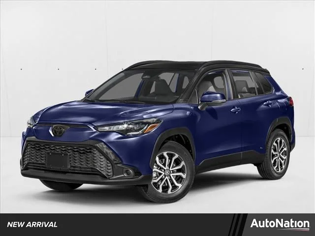 Used 2024 Blue Crush Metallic/Jet Black Toyota Hybrid SE image 1