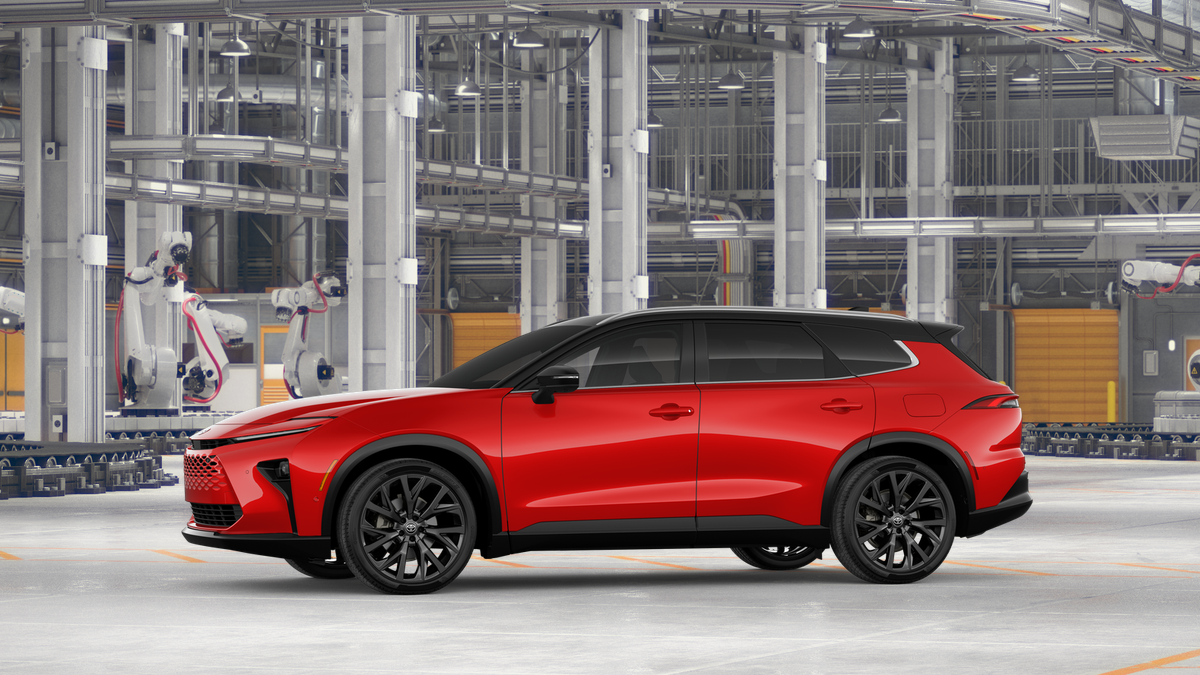 New 2026 Finish Line Red with Black roof Toyota Limited image 3