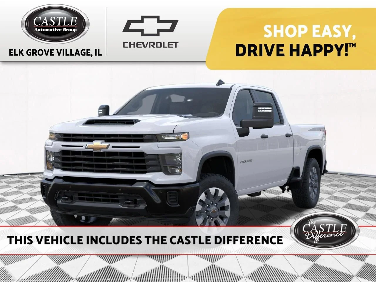 New 2026 Summit White Chevrolet Custom image 1